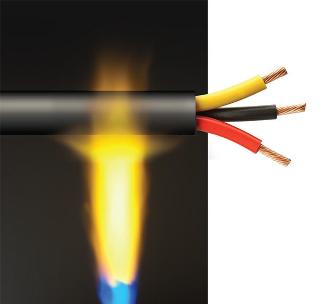 FRLSH (Flame Retardant Low Smoke and Halogen) wires