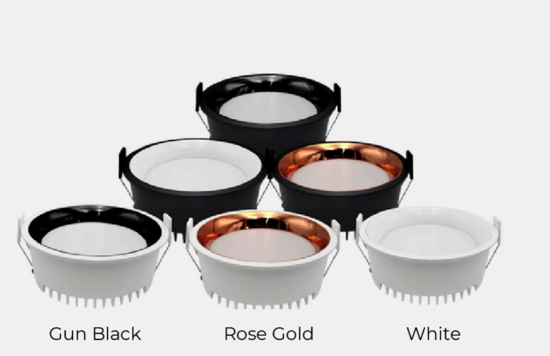 Deep recessed Downlight light with Colour Ring