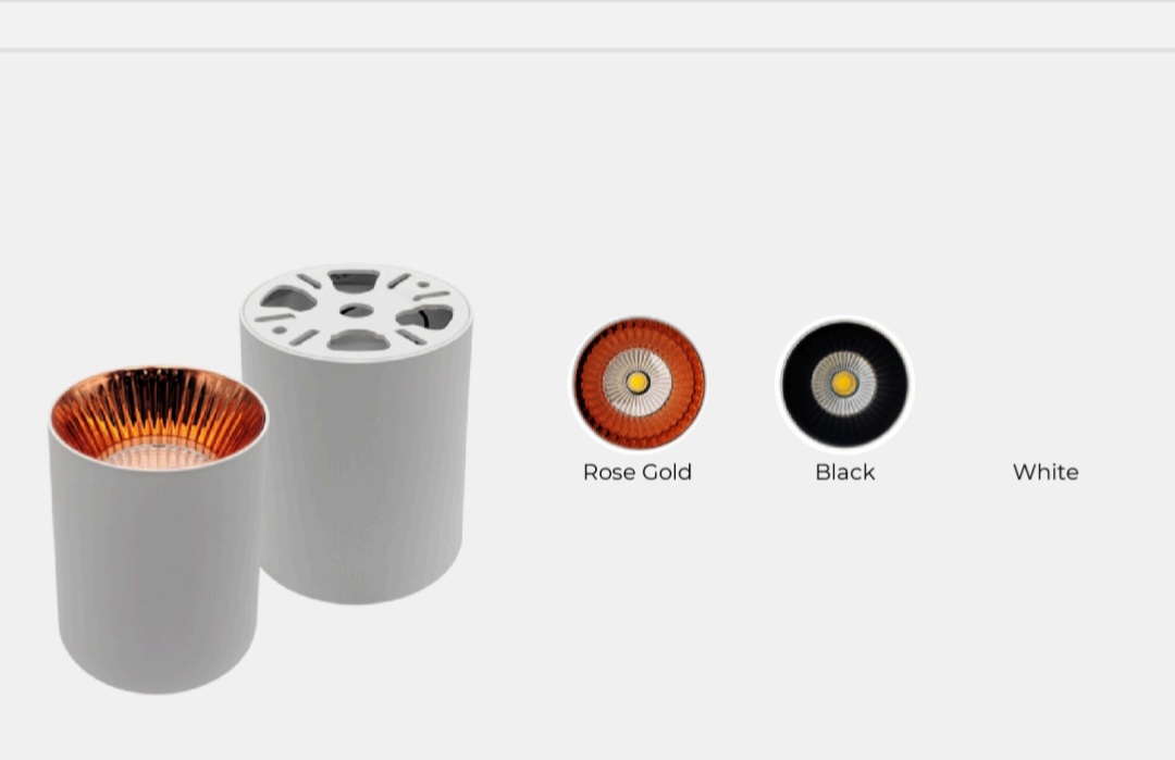 7W / 12W / 18W TEPAR Surface Cylinder COB Light